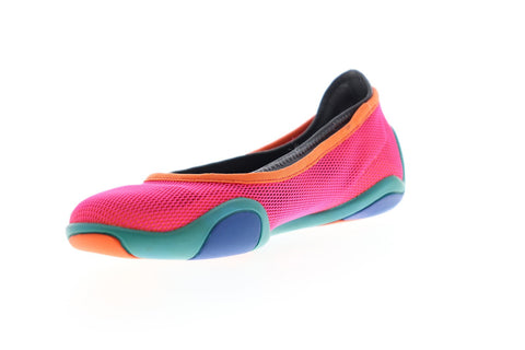 Camper Noshu K200455-001 Womens Pink Mesh Slip On Casual Flats Shoes
