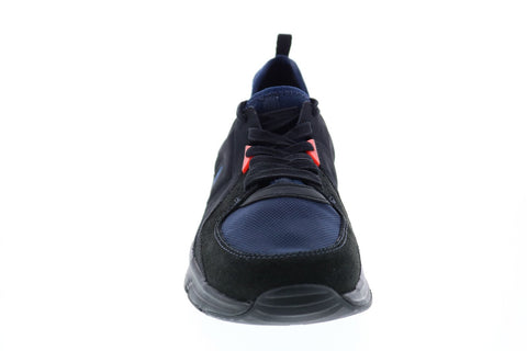 Camper Drift K200459-010 Womens Black Blue Leather Canvas Euro Sneakers Shoes