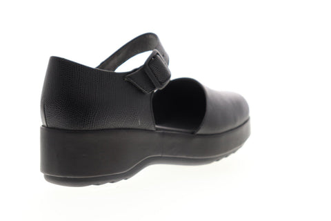 Camper Dessa K200474-001 Womens Black Leather Strap Casual Slippers Shoes