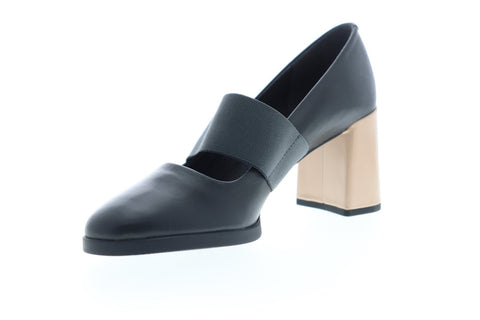 Camper Kara K200477-004 Womens Gray Leather Heels Strap Pumps Shoes