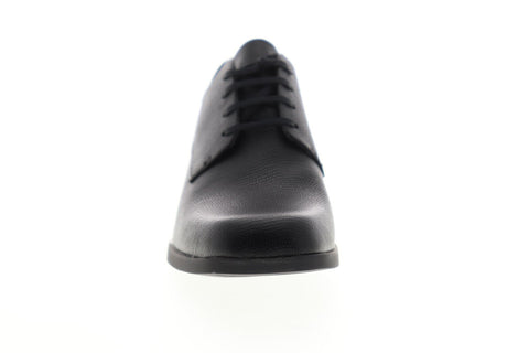 Camper Kobo K200480-001 Womens Black Leather Casual Lace Up Oxfords Shoes