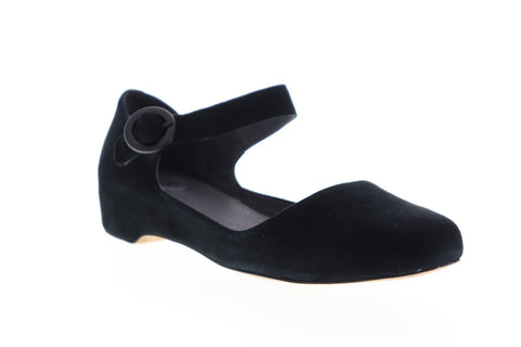 Camper Serena K200491-001 Womens Black Nubuck Flip Flops Sandals Shoes
