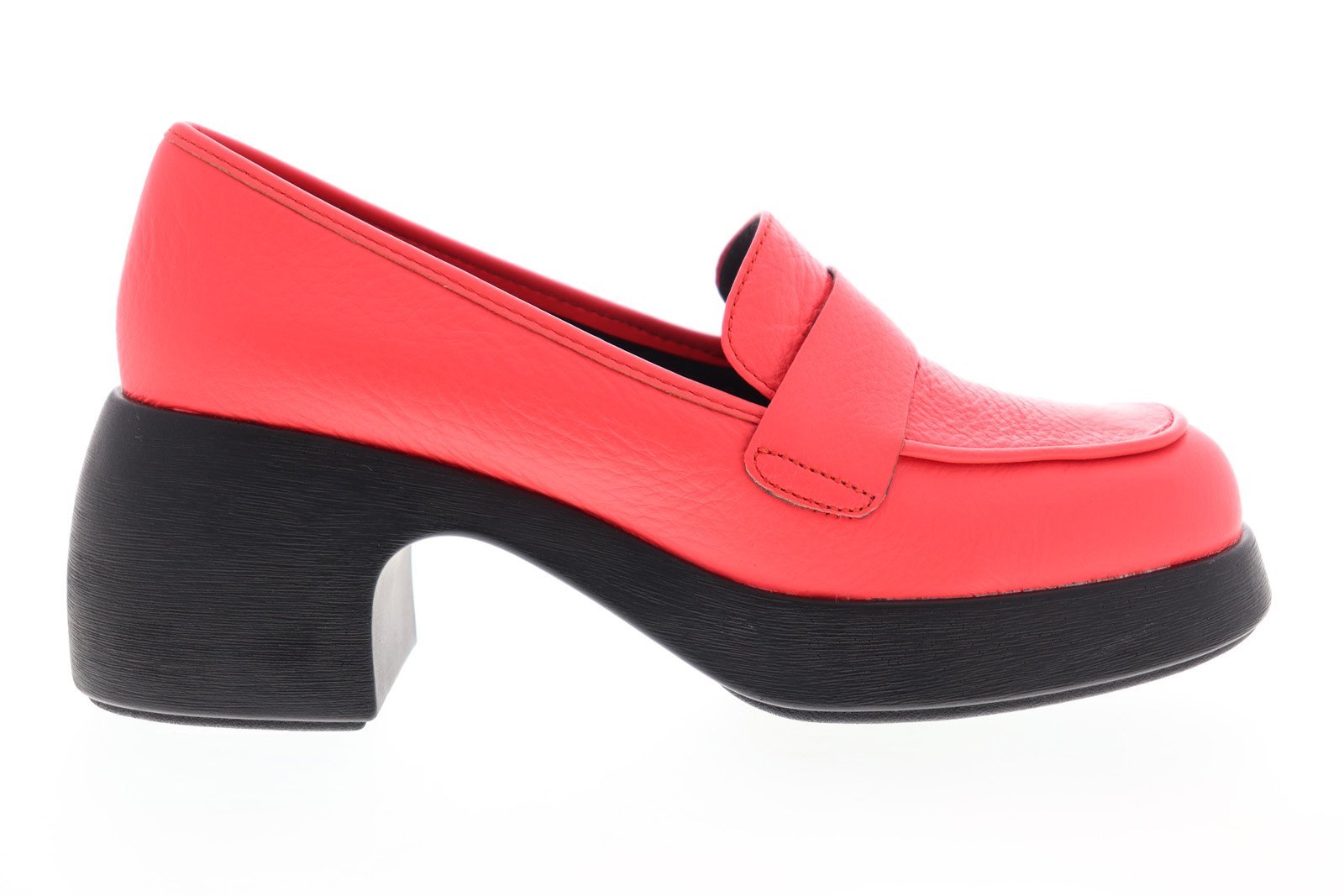 Camper Thelma K200494-005 Womens Pink Leather Slip On Pumps Heels Shoe