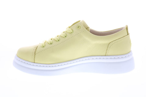 Camper Runner Up K200508-016 Womens Yellow Leather Euro Sneakers Shoes
