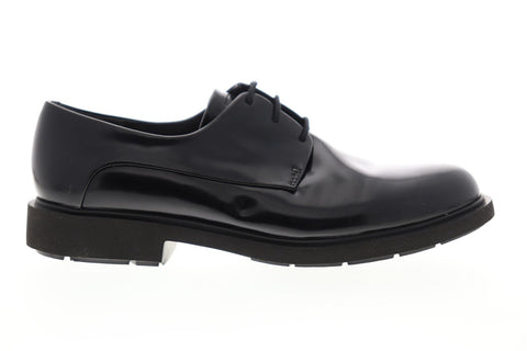 Camper Neuman K200510-001 Womens Black Leather Casual Lace Up Oxfords Shoes