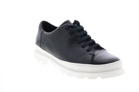 Camper Brutus K200551-021 Womens Black Leather Lace Up Oxford Flats Shoes