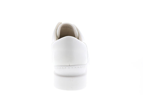 Camper Brutus K200551-022 Womens White Leather Lace Up Oxford Flats Shoes