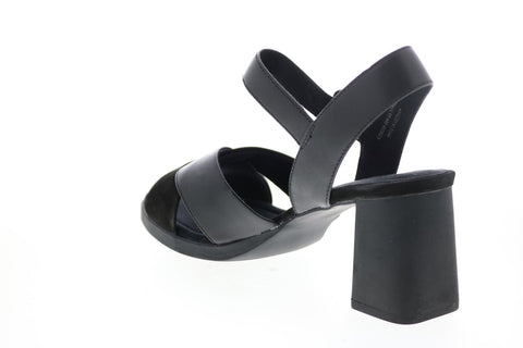 Camper Kara Sandal K200558-004 Womens Black Leather Strap Heels Shoes