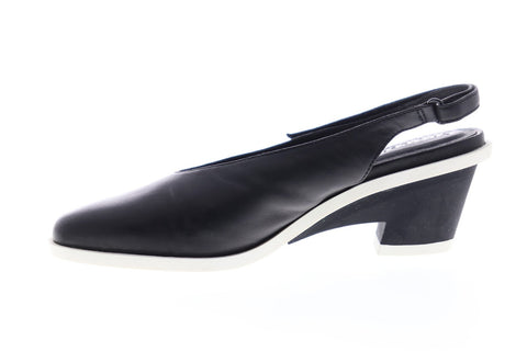 Camper Brooke K200561-001 Womens Black Leather Strap Pumps Heels Shoes