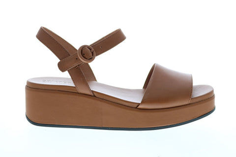 Camper Misia K200564-009 Womens Brown Leather Strap Slingback Sandals Shoes