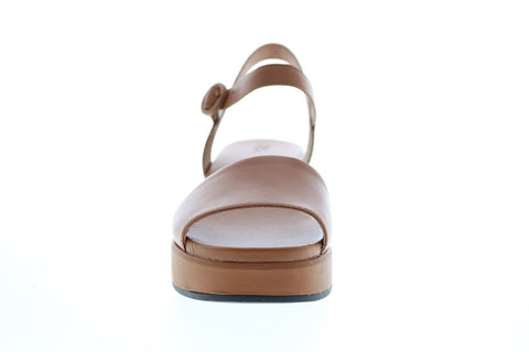 Camper Misia K200564-009 Womens Brown Leather Strap Slingback Sandals Shoes