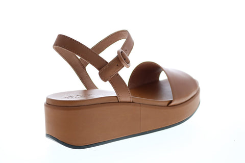 Camper Misia K200564-009 Womens Brown Leather Strap Slingback Sandals Shoes