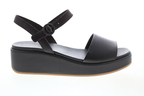 Camper Misia K200564-021 Womens Brown Leather Strap Slingback Sandals Shoes