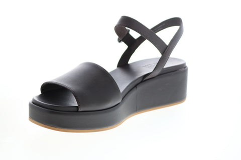 Camper Misia K200564-021 Womens Brown Leather Strap Slingback Sandals Shoes