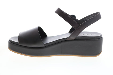 Camper Misia K200564-021 Womens Brown Leather Strap Slingback Sandals Shoes