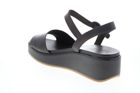 Camper Misia K200564-021 Womens Brown Leather Strap Slingback Sandals Shoes