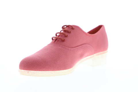 Camper Casi Jazz K200565-007 Womens Pink Canvas Casual Lace Up Oxfords Shoes
