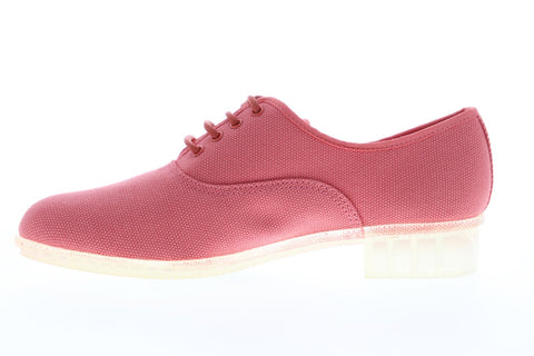 Camper Casi Jazz K200565-007 Womens Pink Canvas Casual Lace Up Oxfords Shoes