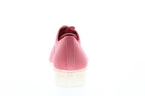 Camper Casi Jazz K200565-007 Womens Pink Canvas Casual Lace Up Oxfords Shoes