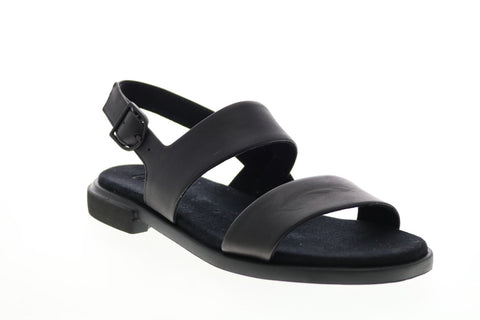 Camper Edy K200573-002 Womens Black Leather Strap Slingback Sandals Shoes