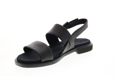 Camper Edy K200573-002 Womens Black Leather Strap Slingback Sandals Shoes