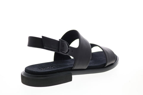Camper Edy K200573-002 Womens Black Leather Strap Slingback Sandals Shoes
