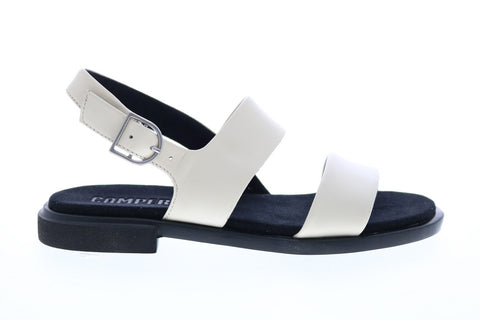 Camper Edy K200573-008 Womens Beige Beige Leather Slingback Sandals Shoes