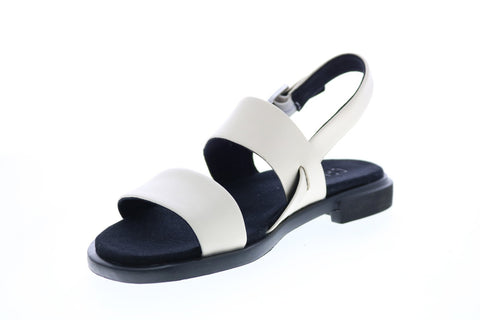 Camper Edy K200573-008 Womens Beige Beige Leather Slingback Sandals Shoes