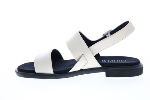 Camper Edy K200573-008 Womens Beige Beige Leather Slingback Sandals Shoes