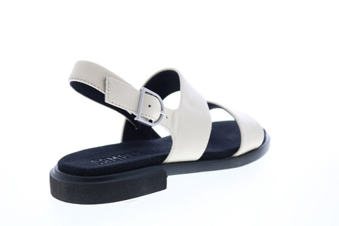 Camper Edy K200573-008 Womens Beige Beige Leather Slingback Sandals Shoes