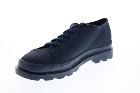 Camper Brutus K200576-010 Womens Blue Canvas Lace Up Euro Sneakers Shoes