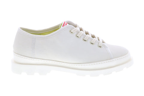 Camper Brutus K200576-011 Womens White Canvas Euro Sneakers Shoes