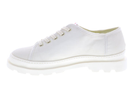 Camper Brutus K200576-011 Womens White Canvas Euro Sneakers Shoes