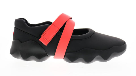 Camper Dub K200580-009 Womens Black Leather Slip On Euro Sneakers Shoes