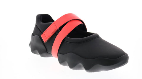Camper Dub K200580-009 Womens Black Leather Slip On Euro Sneakers Shoes
