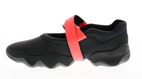 Camper Dub K200580-009 Womens Black Leather Slip On Euro Sneakers Shoes