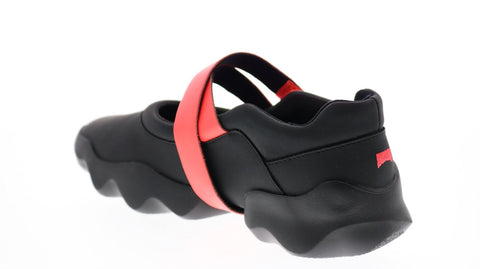 Camper Dub K200580-009 Womens Black Leather Slip On Euro Sneakers Shoes