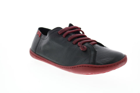 Camper Peu Cami K200586-006 Womens Black Canvas Lace Up Euro Sneakers Shoes