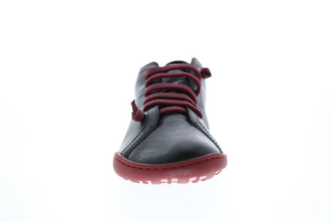 Camper Peu Cami K200586-006 Womens Black Canvas Lace Up Euro Sneakers Shoes