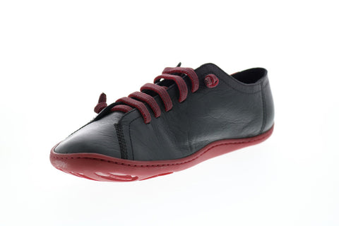 Camper Peu Cami K200586-006 Womens Black Canvas Lace Up Euro Sneakers Shoes