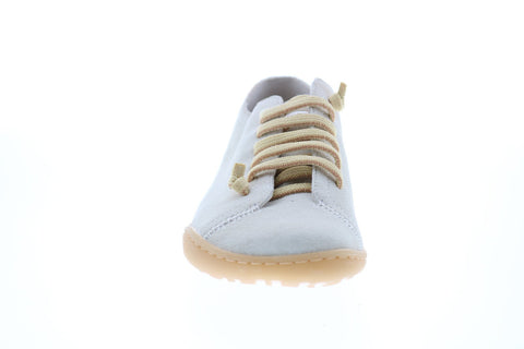 Camper Peu Cami K200586-008 Womens Beige Suede Lace Up Euro Sneakers Shoes