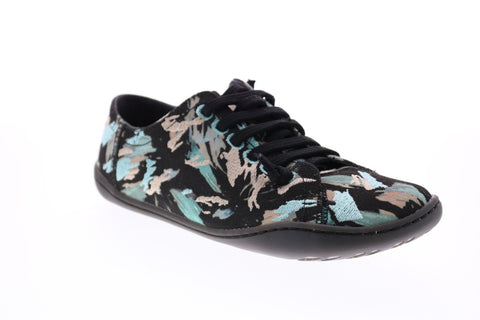 Camper TWS K200587-002 Womens Black Canvas Lace Up Euro Sneakers Shoes