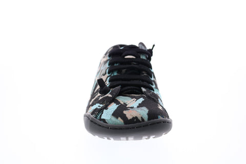Camper TWS K200587-002 Womens Black Canvas Lace Up Euro Sneakers Shoes