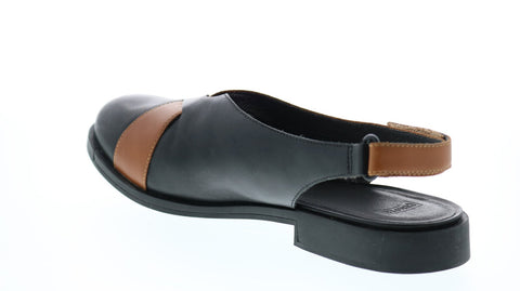 Camper TWS K200600-001 Womens Brown Leather Slip On Slippers Mules Shoes