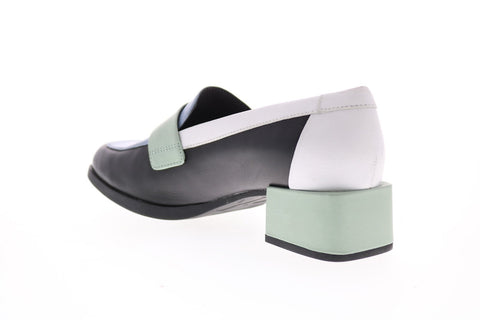 Camper TWS K200605-003 Womens Blue leather Loafers & Slip Ons Boat Shoes