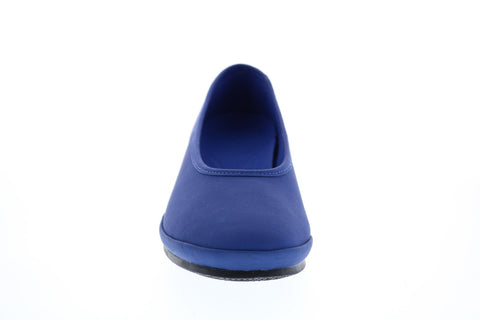 Camper Alright K200607-007 Womens Blue Leather Slip On Heels Pumps Shoes