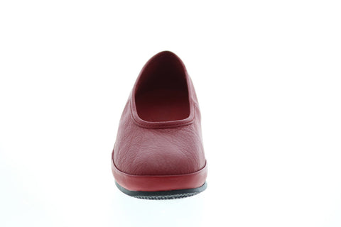 Camper Alright K200607-029 Womens Red Leather Slip On Pumps Heels Shoes