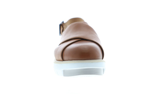 Camper Marta K200610-002 Womens Brown Leather Strap Flip-Flops Sandals Shoes