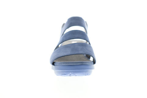 Camper Balloon K200611-002 Womens Blue Suede Strap Casual Slippers Shoes