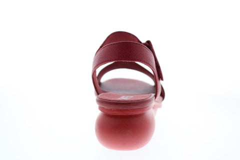 Camper Balloon K200612-006 Womens Red Leather Strap Slingback Sandals Shoes